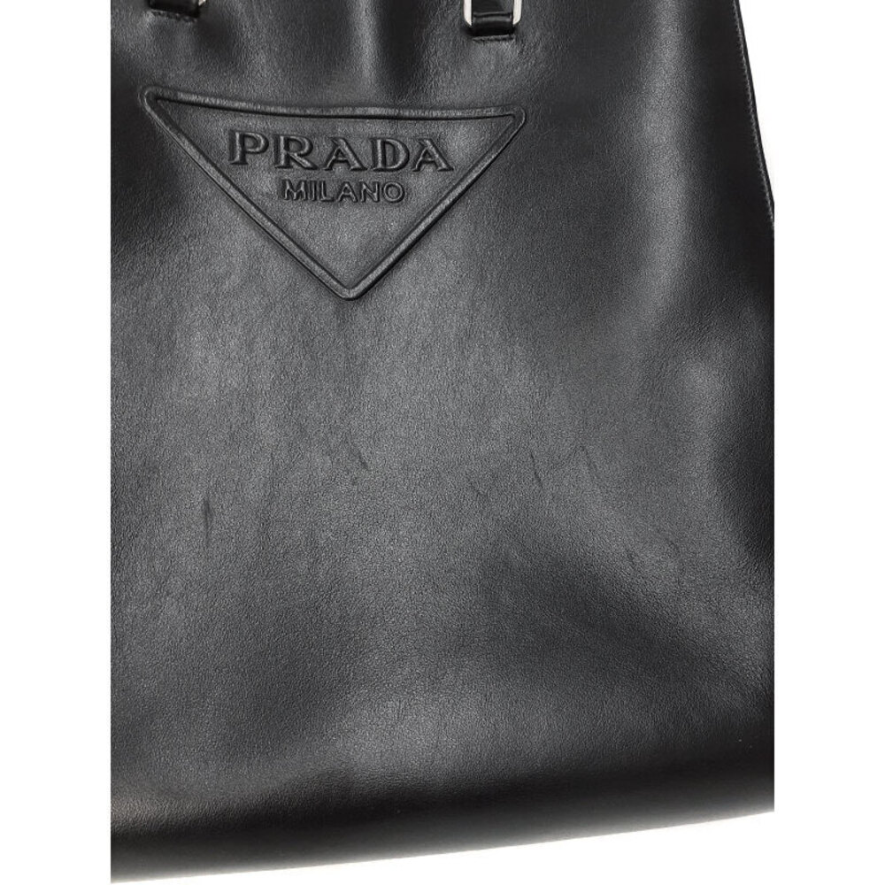 Prada Triangle Logo Bag Tote - Picture 5 of 9